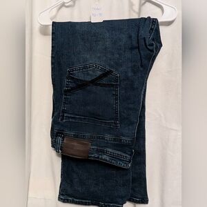 Dark Blue Relaxed Fit Men's Jeans